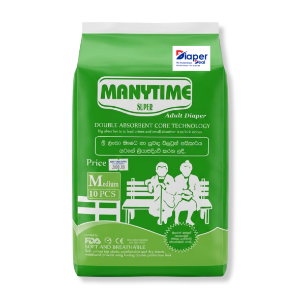 Manytime Adult Diaper - Tape