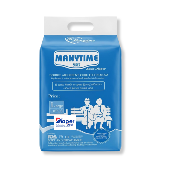 Manytime Adult Diaper - Tape